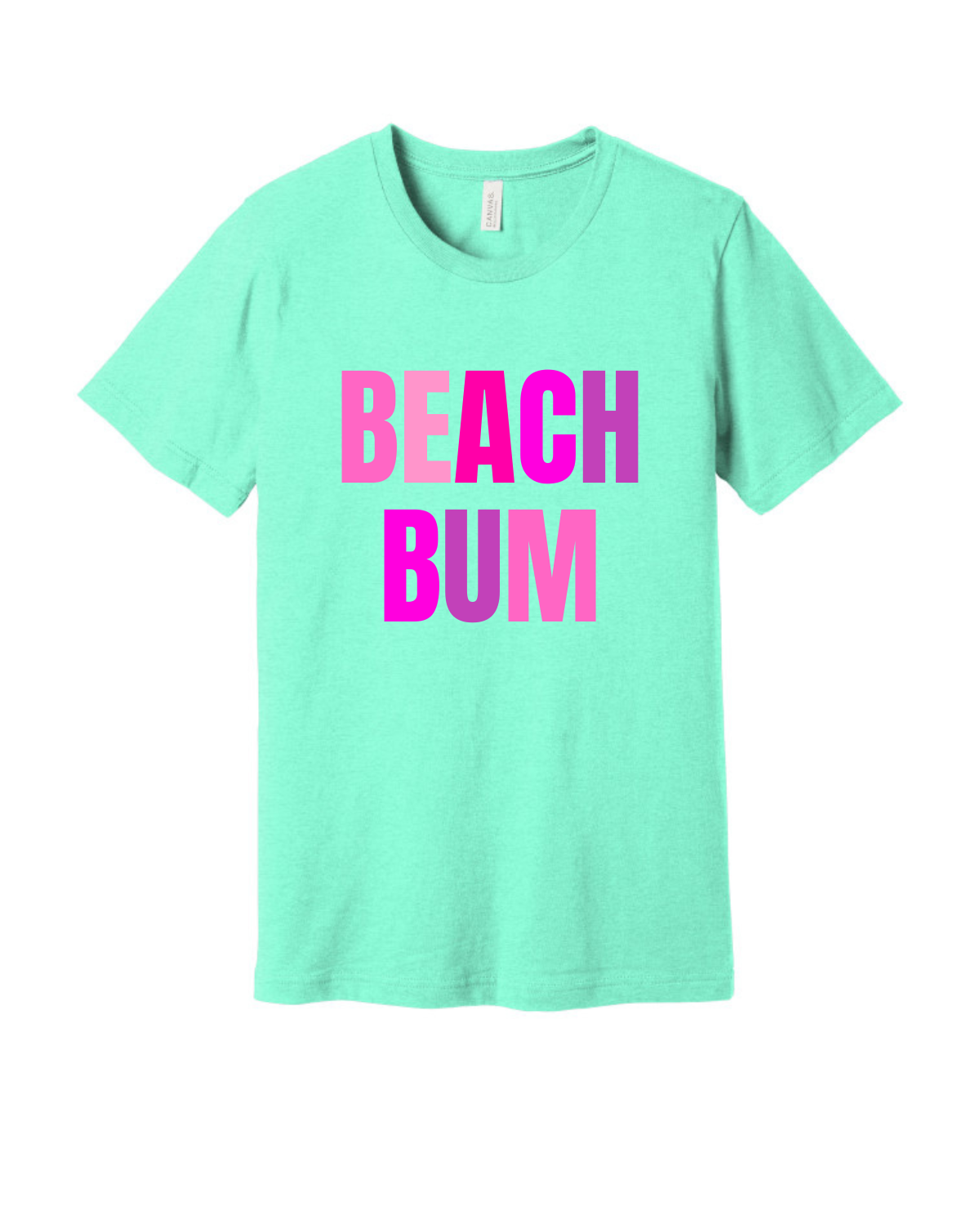 Beach Bum - Hot Pink Tee