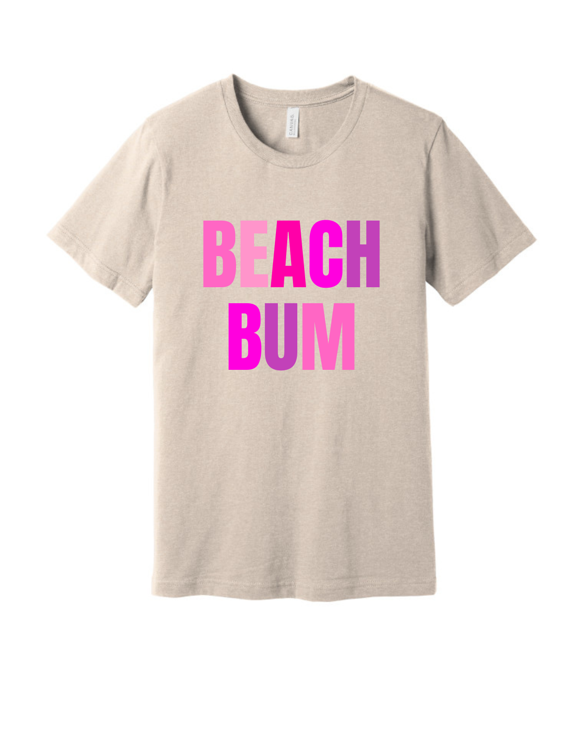 Beach Bum - Hot Pink Tee