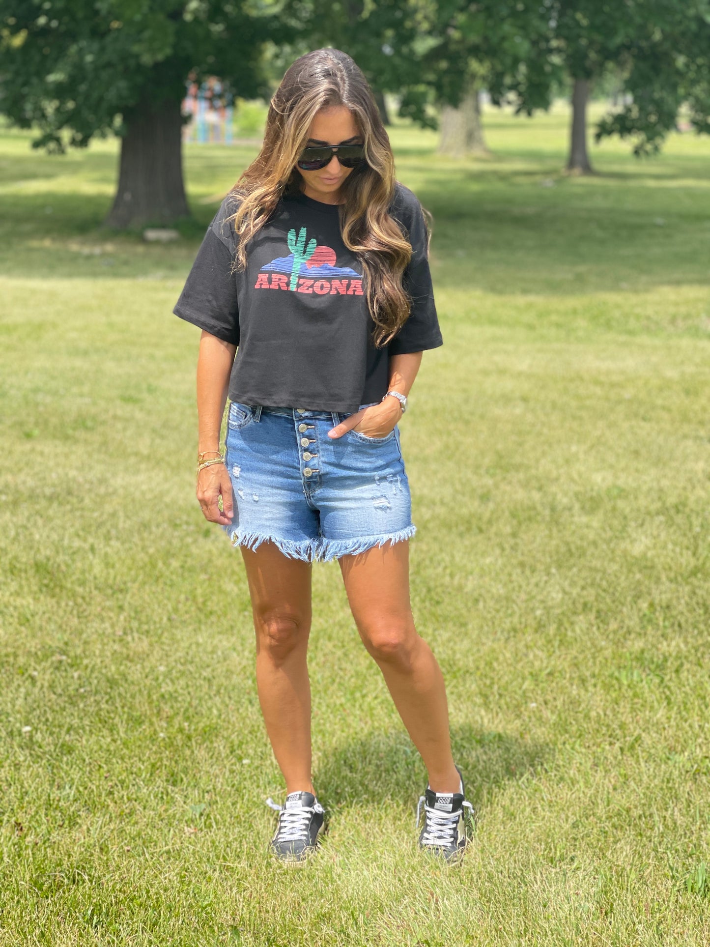 The Ultimate Arizona Vintage Crop Tee