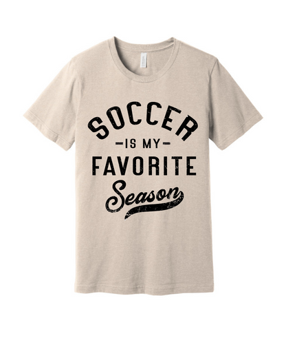 Soccer Is My Favorite Season Tee