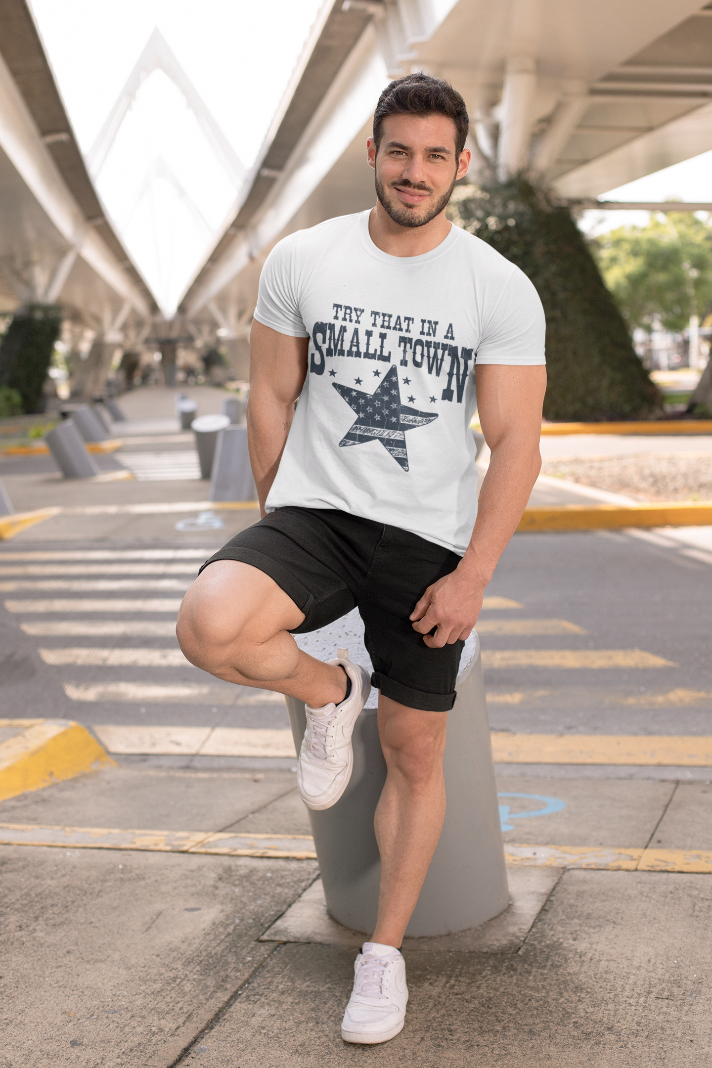 Try That In A Small Town - American Star Tee