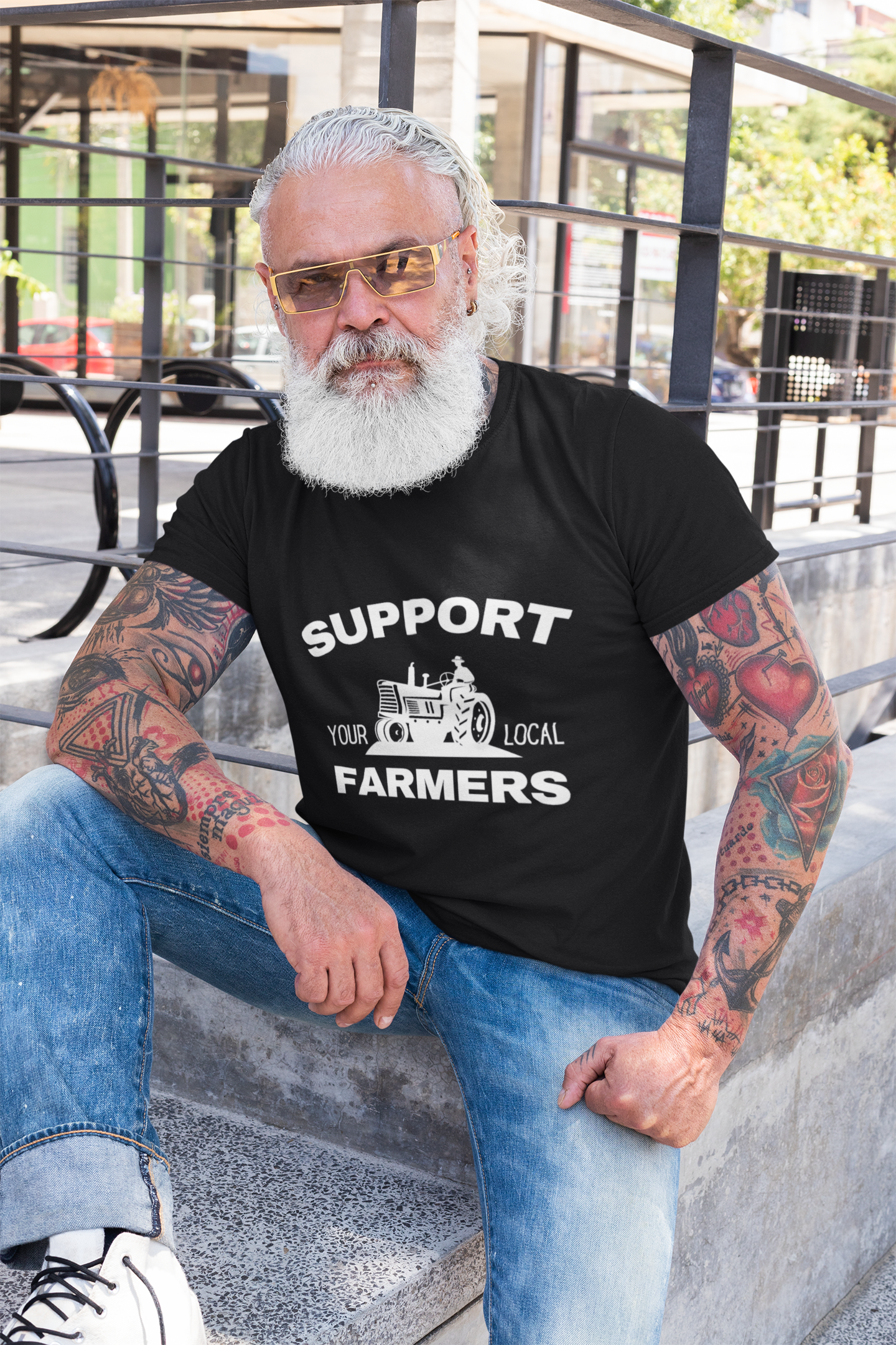 Support Your Local Farmers Tee